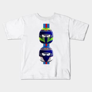 WILLIAMS_MASSA_BOTTAS_Helmets_2014 Kids T-Shirt